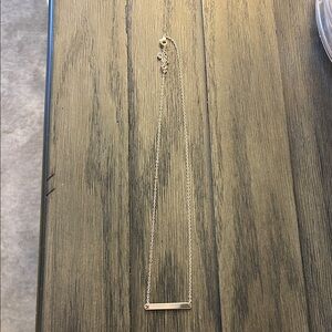 Elegant Gold Bar Necklace